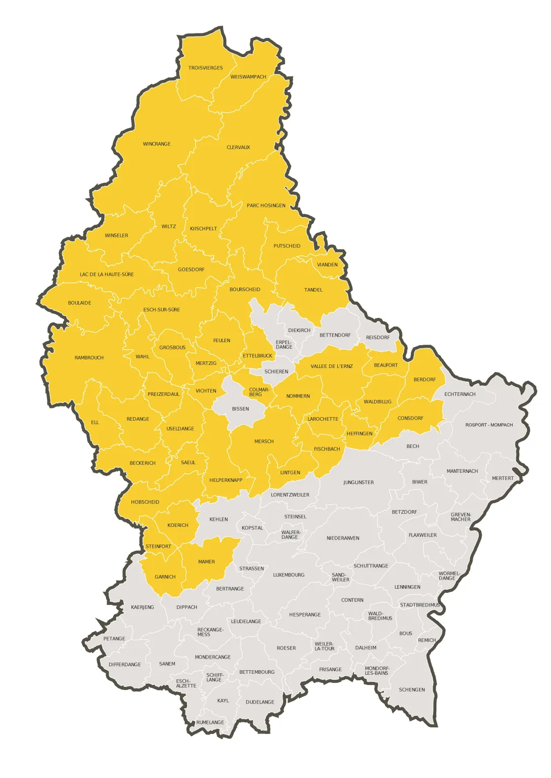 Communes partenaires